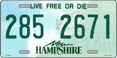 NH license plate 2852671