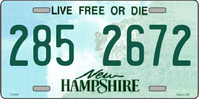 NH license plate 2852672