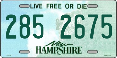 NH license plate 2852675