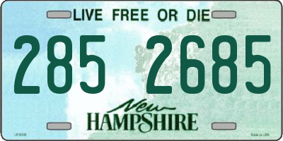 NH license plate 2852685