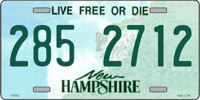 NH license plate 2852712