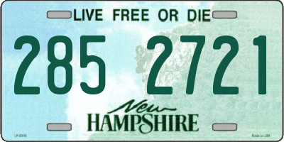 NH license plate 2852721