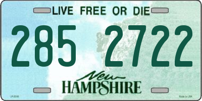 NH license plate 2852722