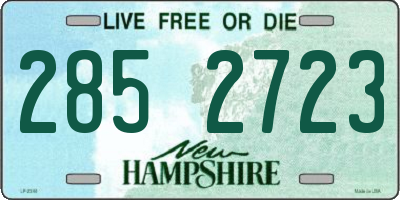NH license plate 2852723