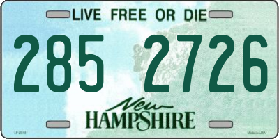 NH license plate 2852726