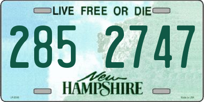 NH license plate 2852747