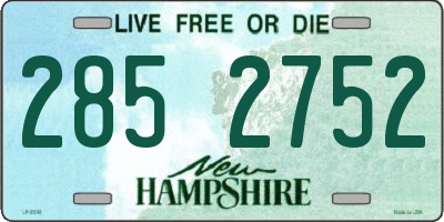 NH license plate 2852752
