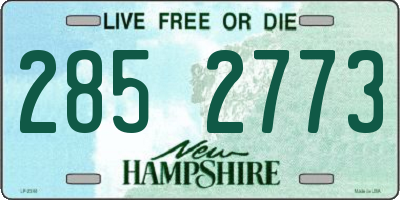 NH license plate 2852773
