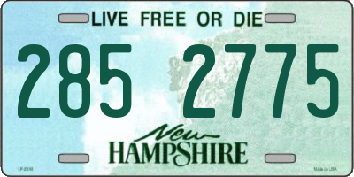 NH license plate 2852775