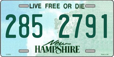 NH license plate 2852791