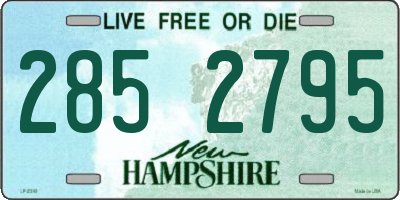 NH license plate 2852795
