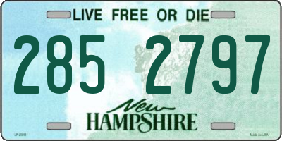 NH license plate 2852797