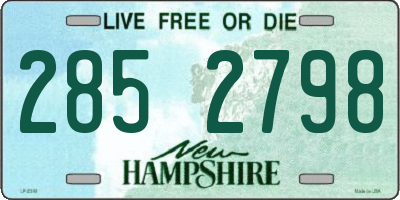 NH license plate 2852798