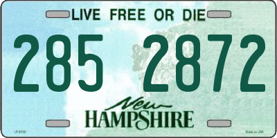NH license plate 2852872