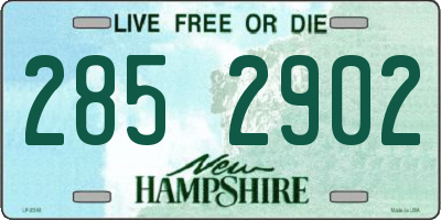 NH license plate 2852902