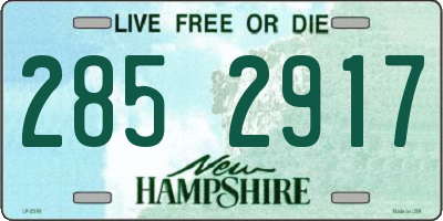 NH license plate 2852917