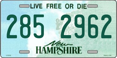 NH license plate 2852962