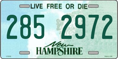 NH license plate 2852972