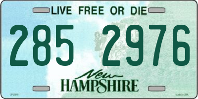 NH license plate 2852976