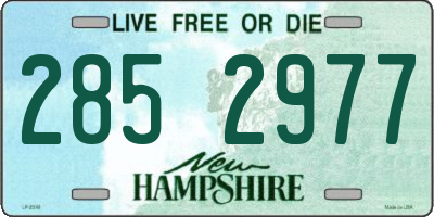 NH license plate 2852977