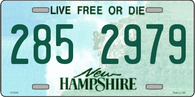 NH license plate 2852979