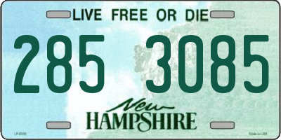 NH license plate 2853085