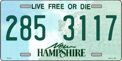 NH license plate 2853117