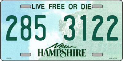 NH license plate 2853122