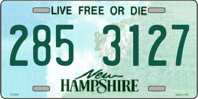 NH license plate 2853127