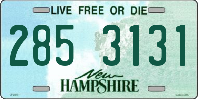 NH license plate 2853131
