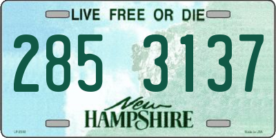 NH license plate 2853137