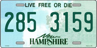 NH license plate 2853159