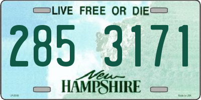 NH license plate 2853171