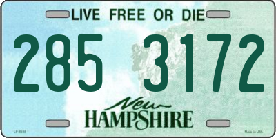 NH license plate 2853172