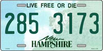 NH license plate 2853173
