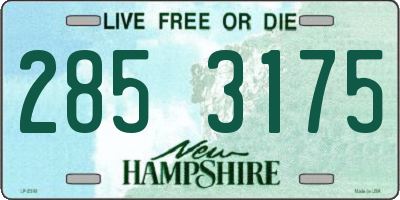 NH license plate 2853175