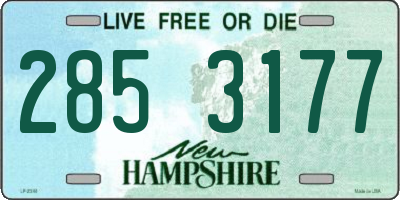 NH license plate 2853177