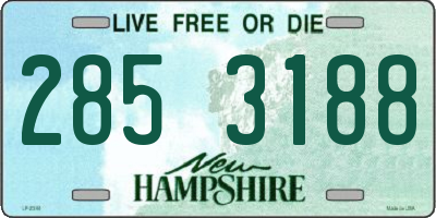 NH license plate 2853188