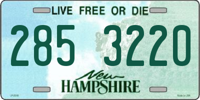 NH license plate 2853220