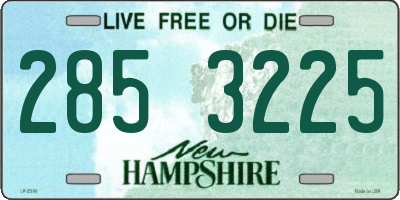 NH license plate 2853225