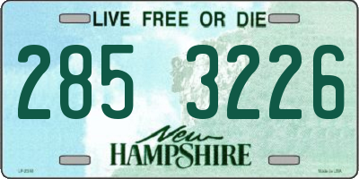 NH license plate 2853226
