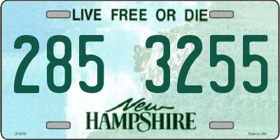 NH license plate 2853255