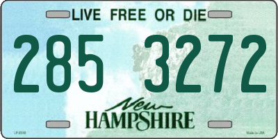 NH license plate 2853272