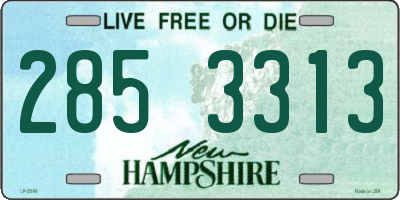 NH license plate 2853313