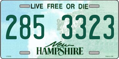NH license plate 2853323