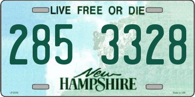 NH license plate 2853328