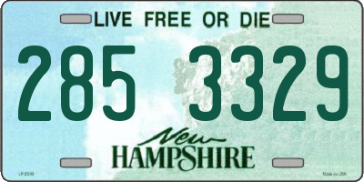 NH license plate 2853329
