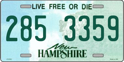NH license plate 2853359