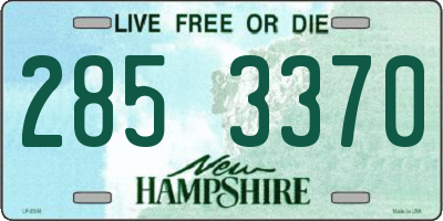 NH license plate 2853370