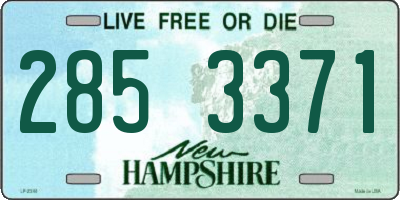 NH license plate 2853371